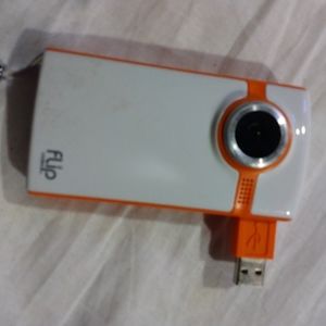 Flip video camera